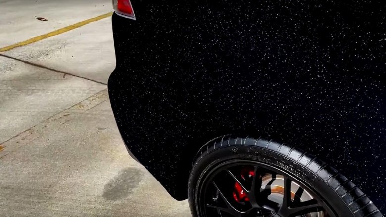 Черная краска для авто