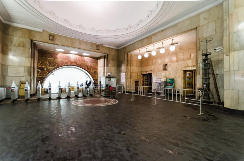 Электрозаводская станция метро вестибюль