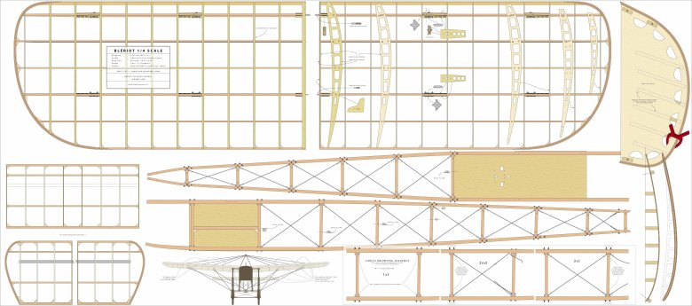 Чертежи самолетов из бальзы