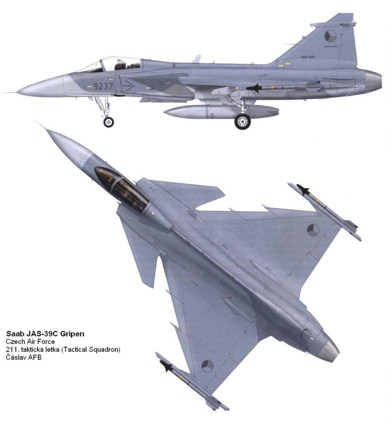 Истребитель jas 39 gripen