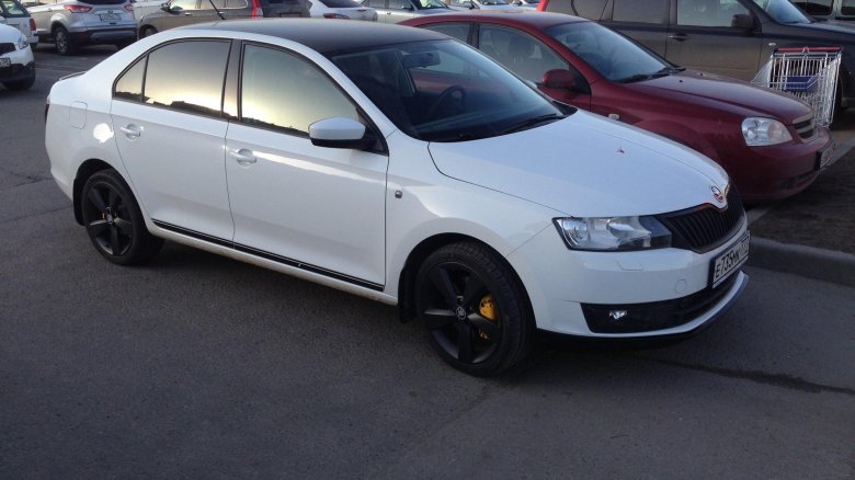 Skoda rapid стайлинг