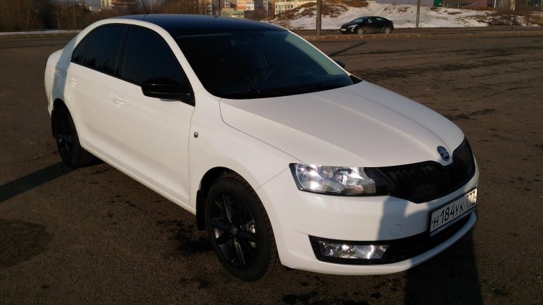 Шкода рапид 2017 белый