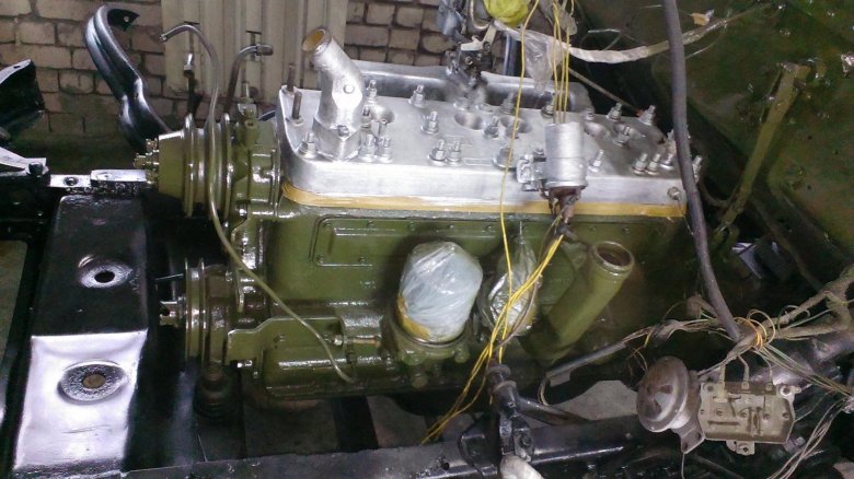 Двигатель газ 51