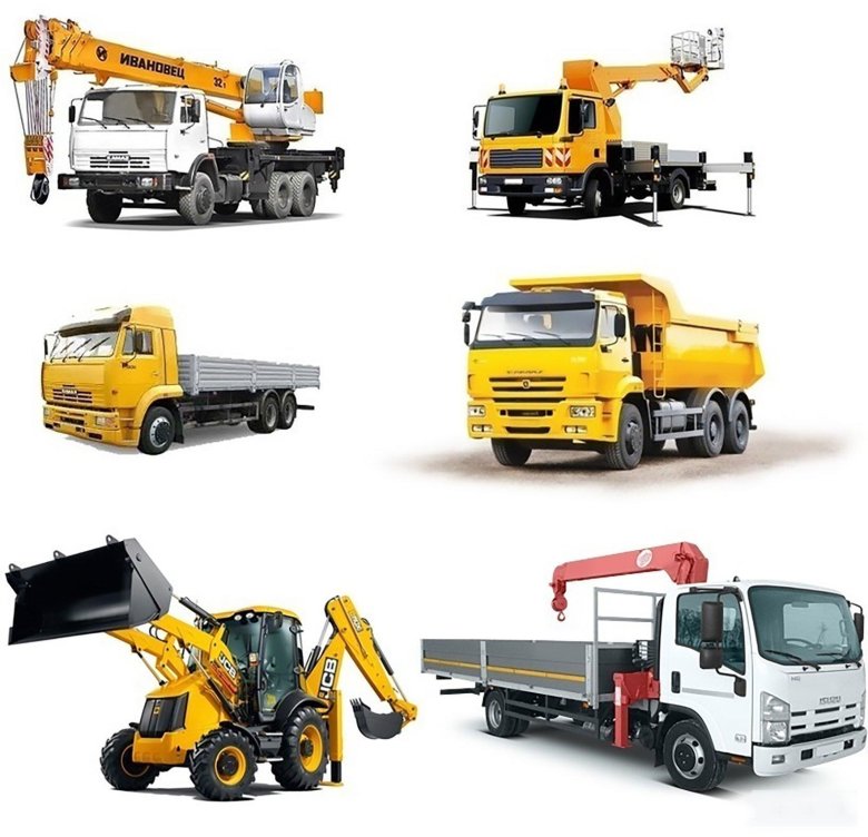 Виды спецтехники