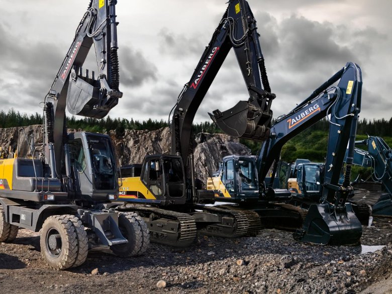 Гусеничные экскаваторы