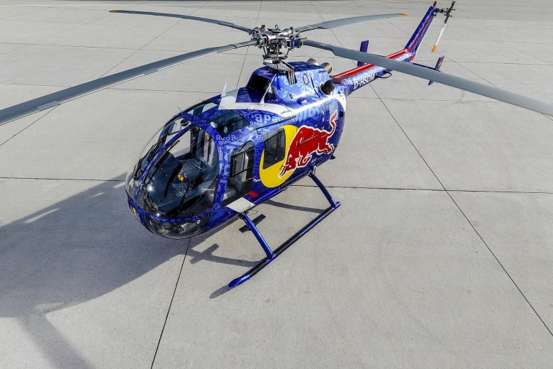 Вертолет bo105 c ред булл