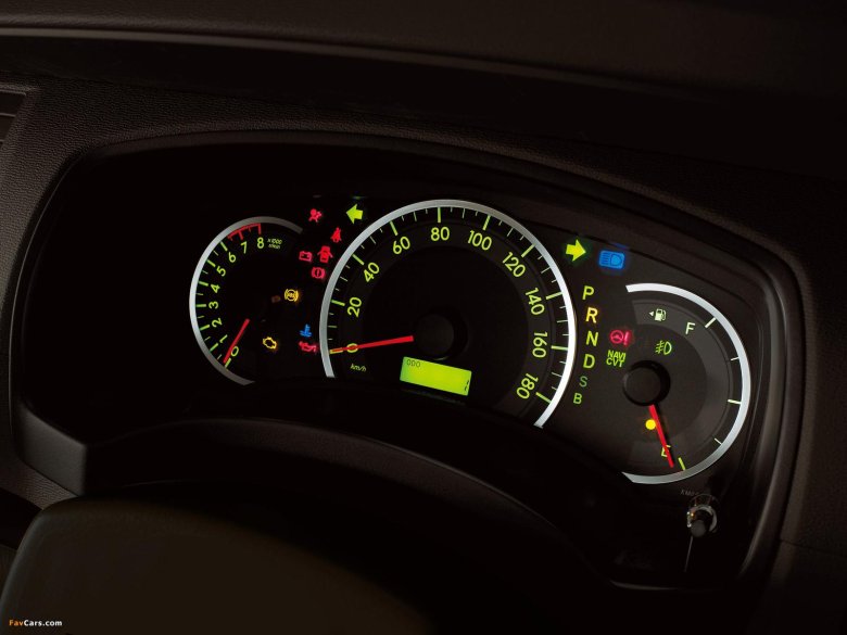 Приборная панель тойота