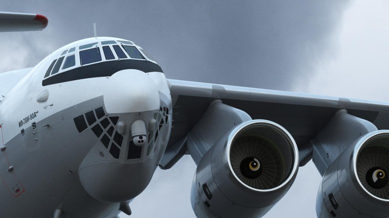 Самолёт ил 76 военно транспортный