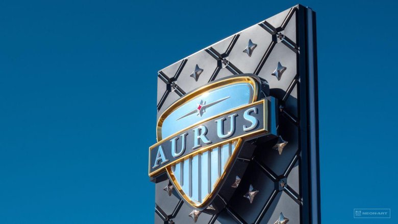 Значок машины аурус