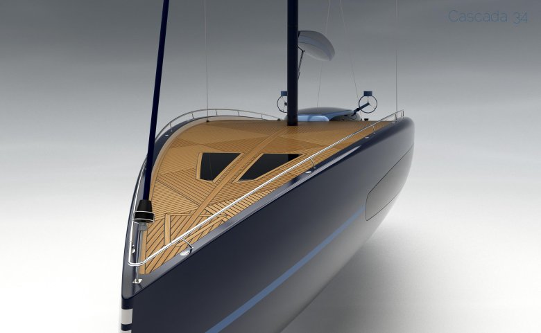 Cascada 34 - супер-яхта с солнечными парусами