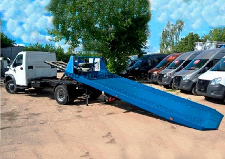 Эвакуатор газель некст ломаная платформа