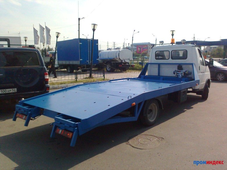 Газ 3302 эвакуатор с ломаной платформой
