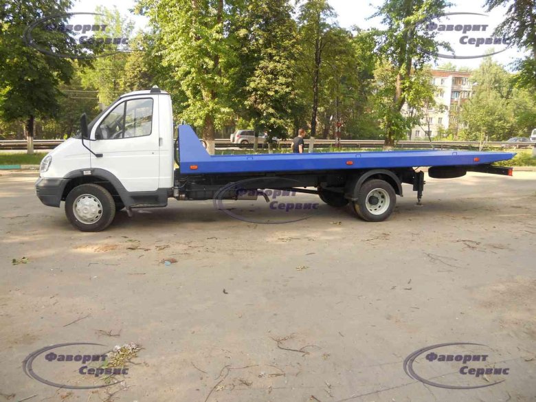 Эвакуатор валдай со сдвижной платформой