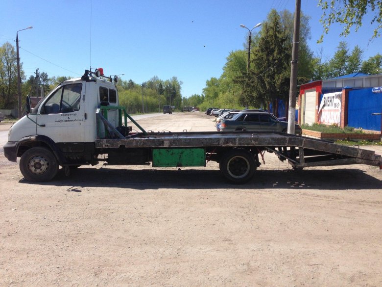 Платформа эвакуатора на газель