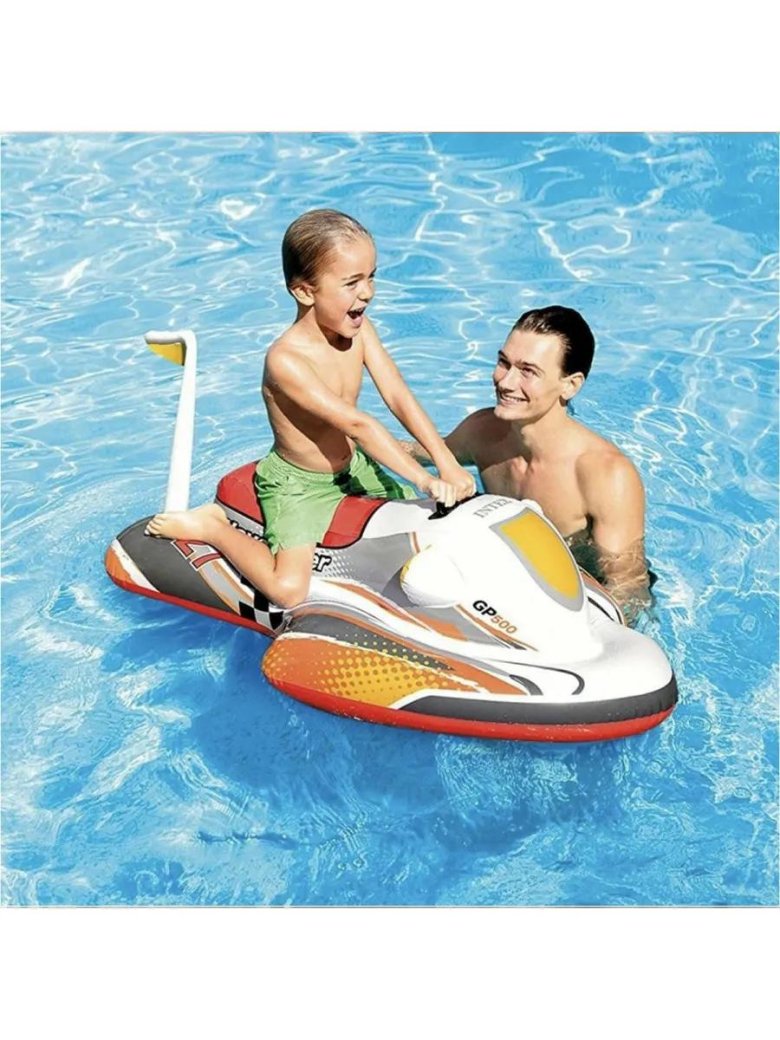 Intex игрушка надувная для плавания гидроцикл