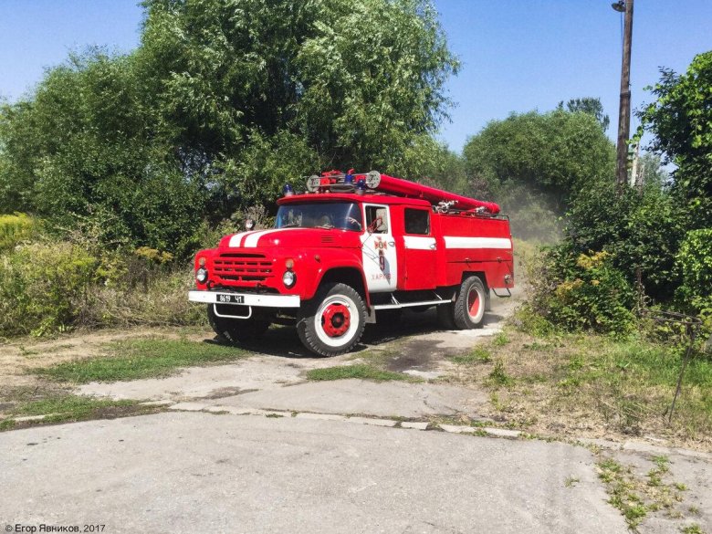 Пожарная машина зил 130