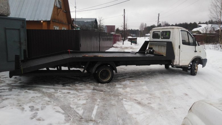 Платформа эвакуатора на газель