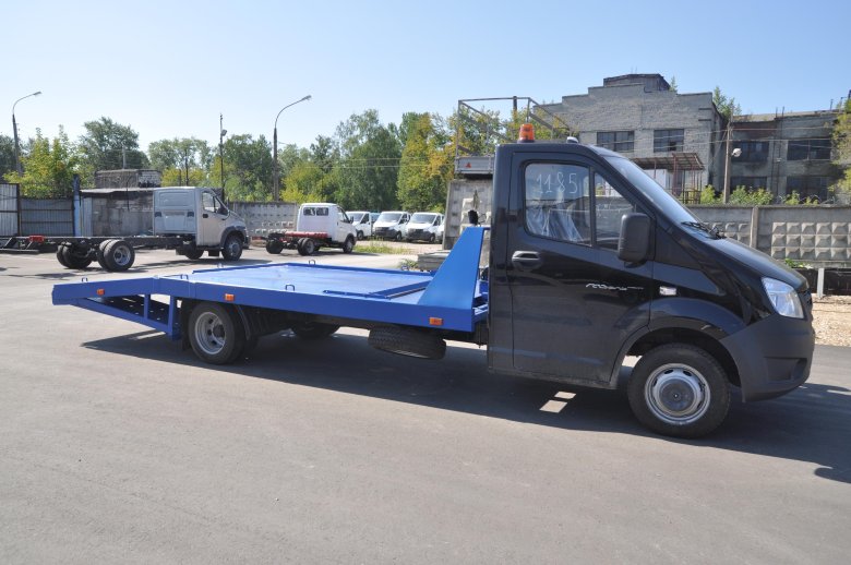 Эвакуатор газель некст ломаная платформа