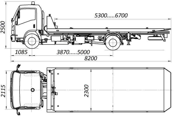 Эвакуаторная платформа хино 300