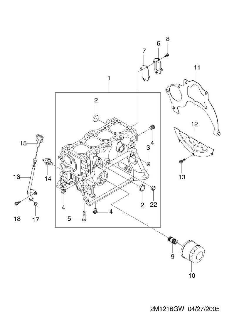 Масляный насос авео 1.2 16кл