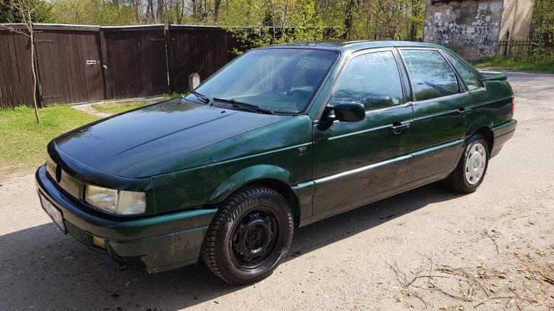 Volkswagen passat b3 зеленый