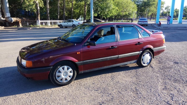 Фольксваген пассат б3 вишневый