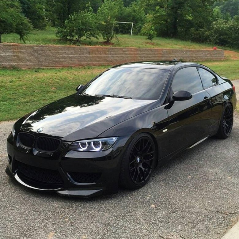 Бмв е92 черная