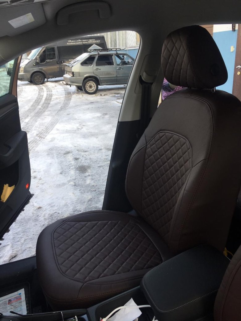 Чехлы на сиденья автопилот для skoda kodiaq