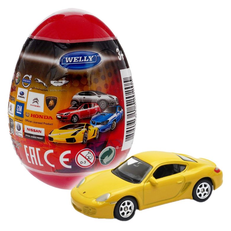 Welly 52020e велли модель машины 1:60 яйцо-сюрприз
