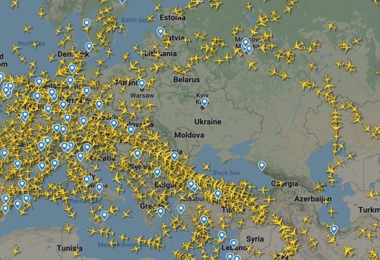 Воздушное пространство над украиной