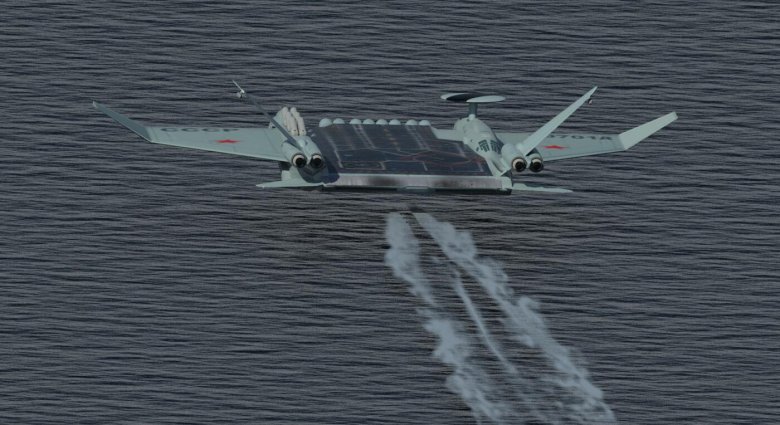 Экраноплан каспийский монстр