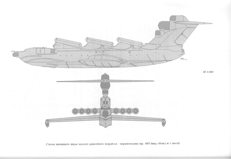 Каспийский монстр экраноплан лунь