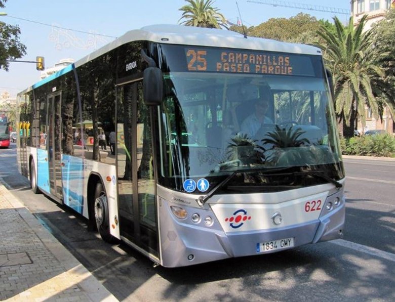 Городские автобусы в малага