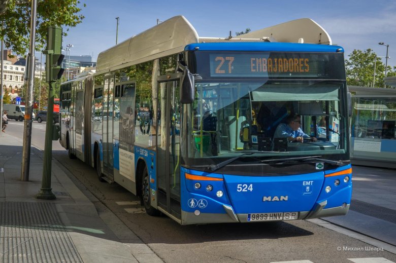 Автобусы в мадриде