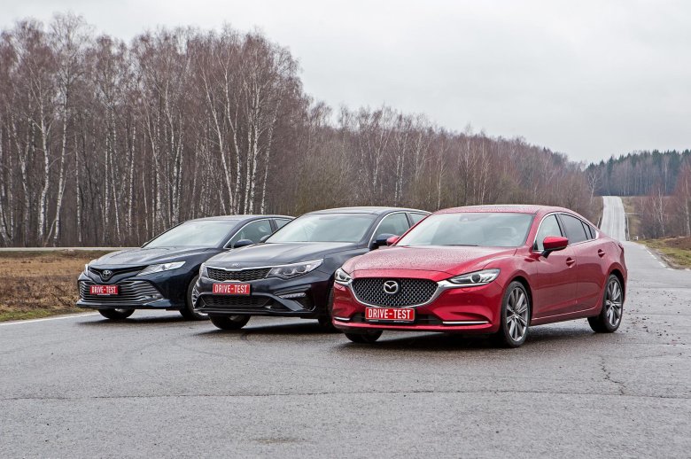 Мазда 6 и камри 70