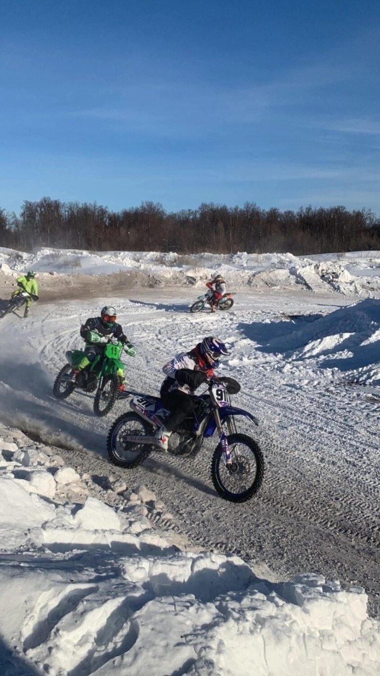 Мотокросс коломна русская зима