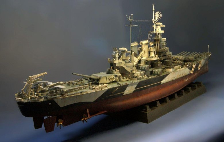 Линкор миссури модель