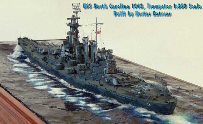 Модель крейсера индианаполис 1/350