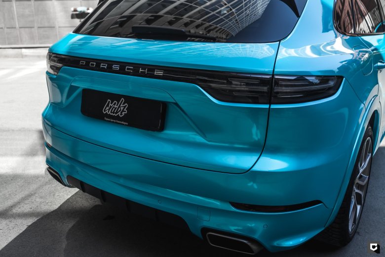 Порше макан оклейка пленкой