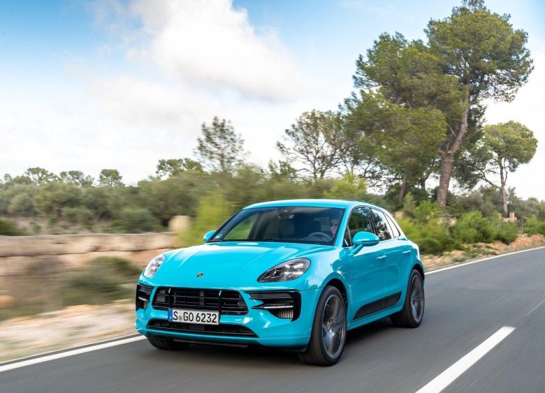 Порше макан бирюзовый