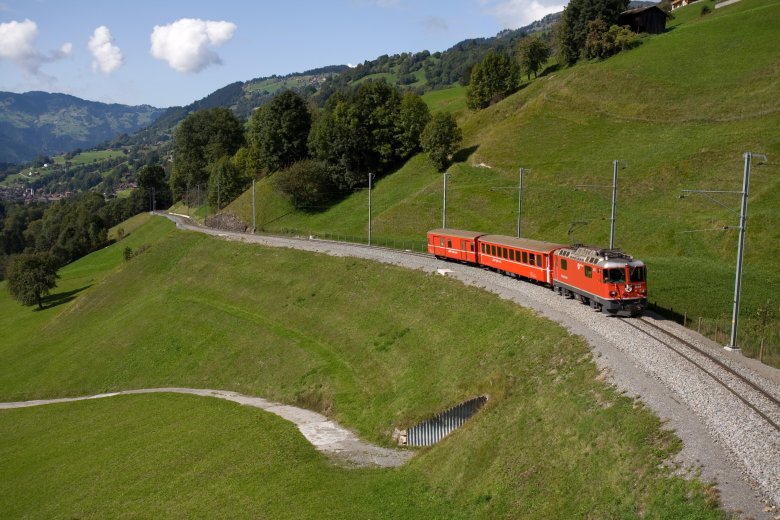 Ретийская железная дорога швейцария