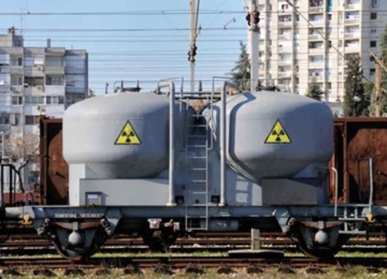 Вагон для радиоактивных материалов