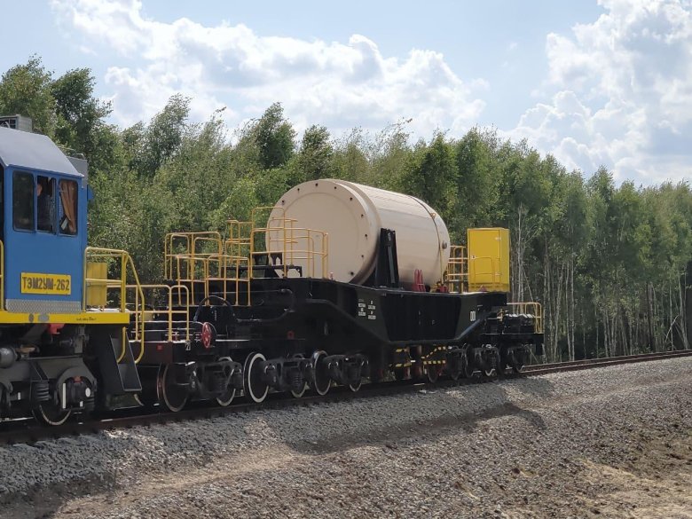 Вагоны для отработанного ядерного топлива