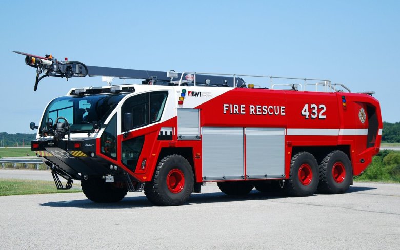 Ошкош пожарная машина