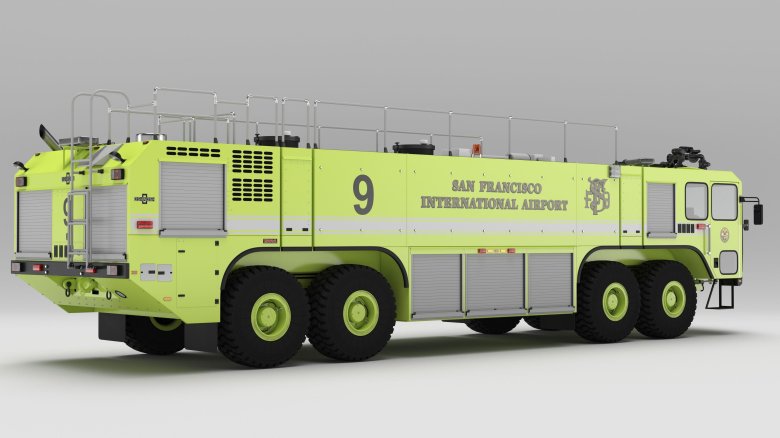 Спасательная пожарная машина