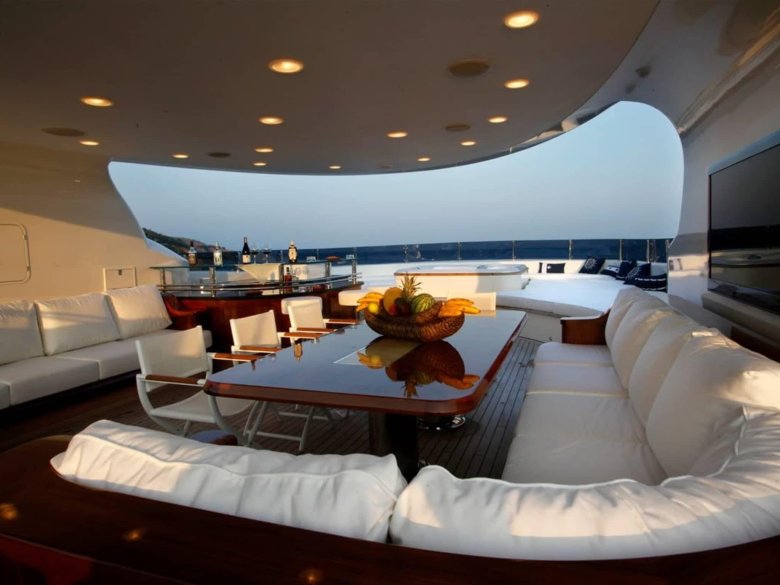 Яхта билла гейтса интерьер