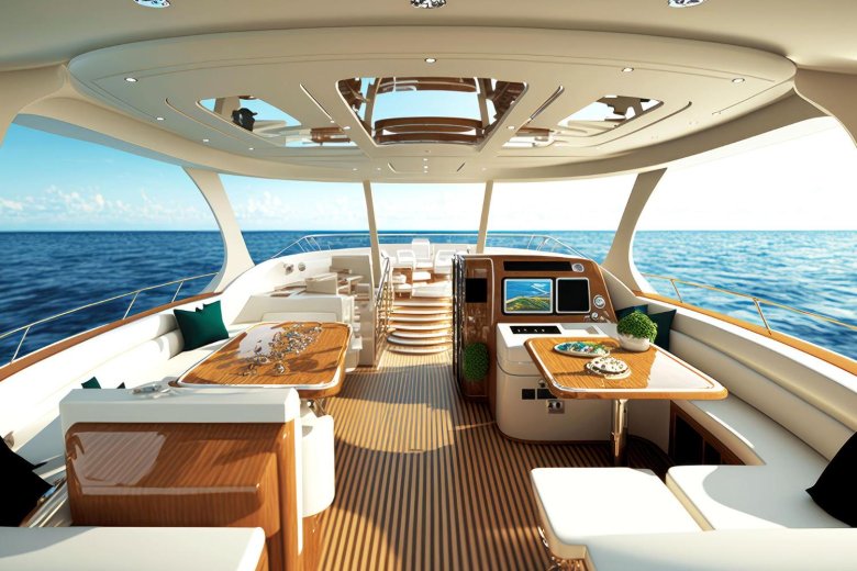 Шикарная яхта
