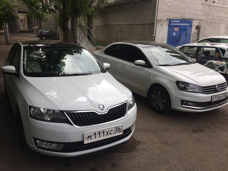 Шкода рапид и поло