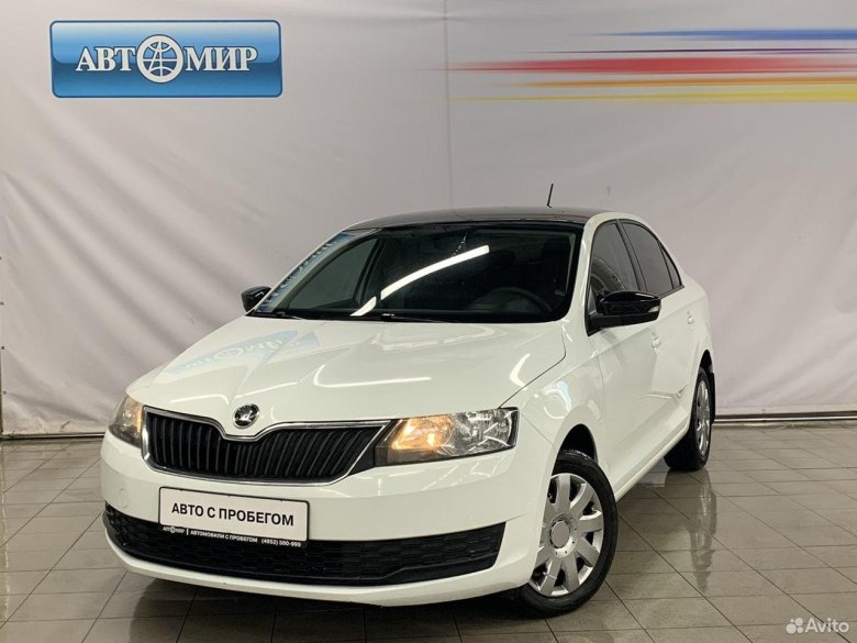 Шкода рапид 2017 белый