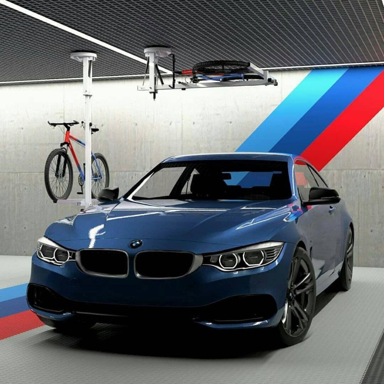 Гараж в стиле бмв